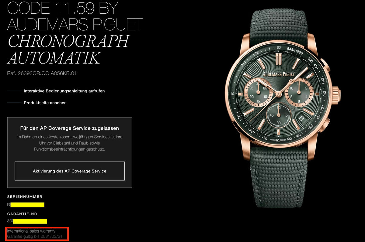 Audemars Piguet Code 11.59 Chronograph Rosegold - 26393OR.OO.A056KB.01