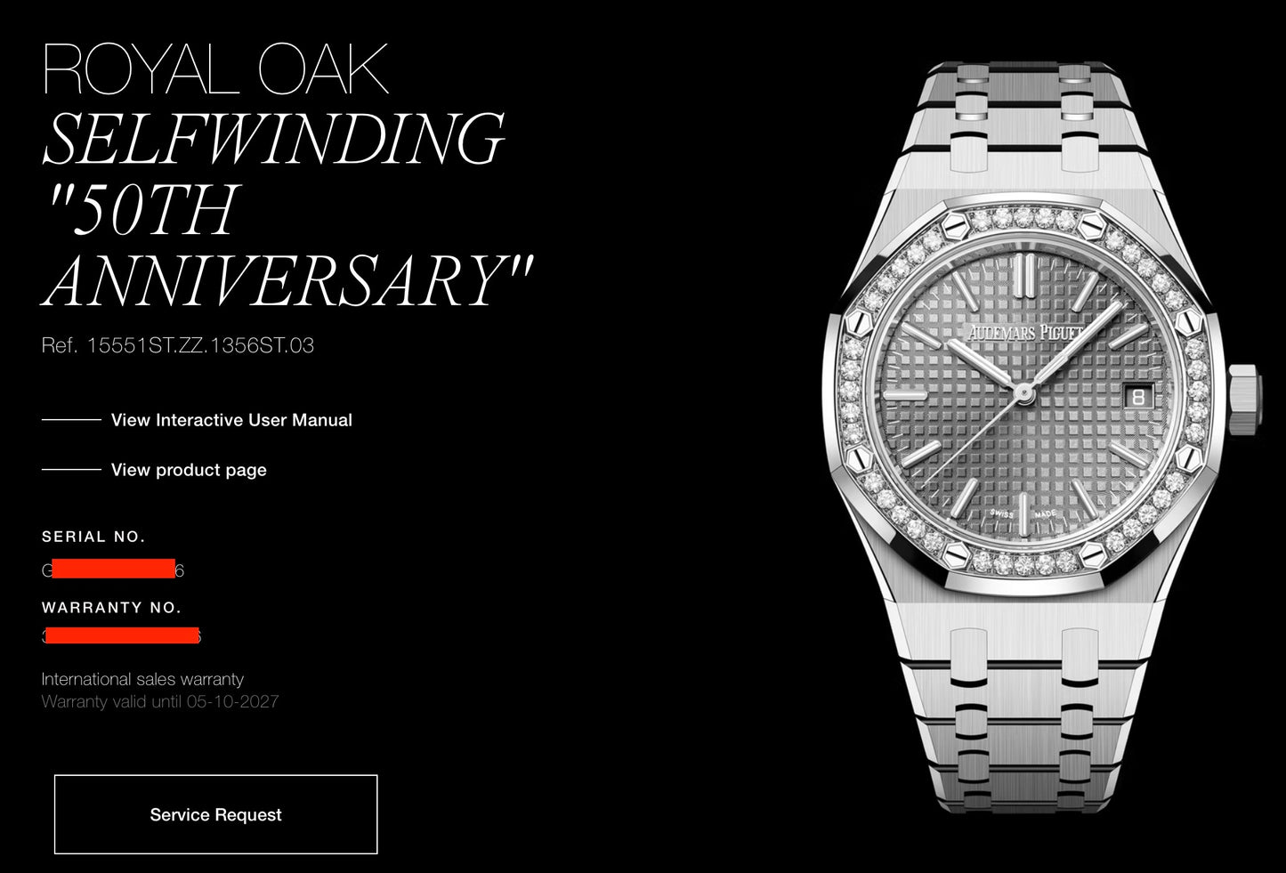 Audemars Piguet Royal Oak Selfwinding 50th Anniversary - 15551ST.ZZ.1356ST.03