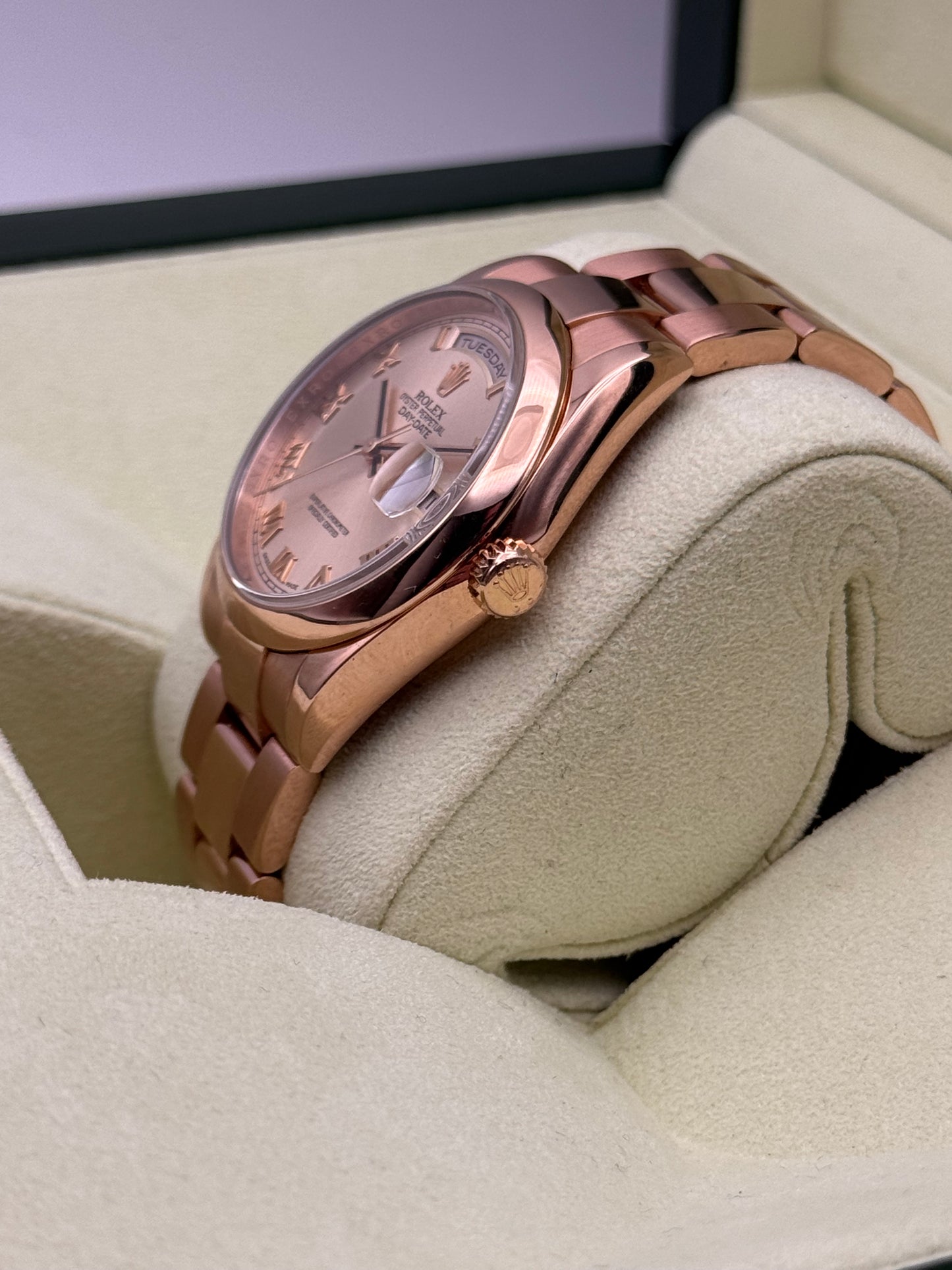 Rolex Day-Date Rosegold - 118205F