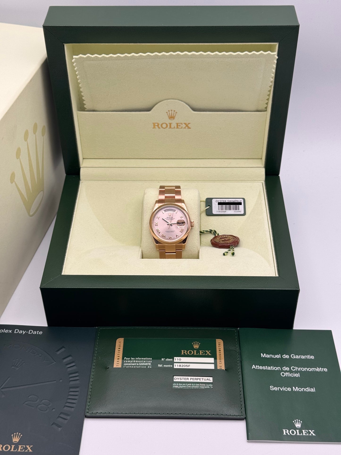 Rolex Day-Date Rosegold - 118205F