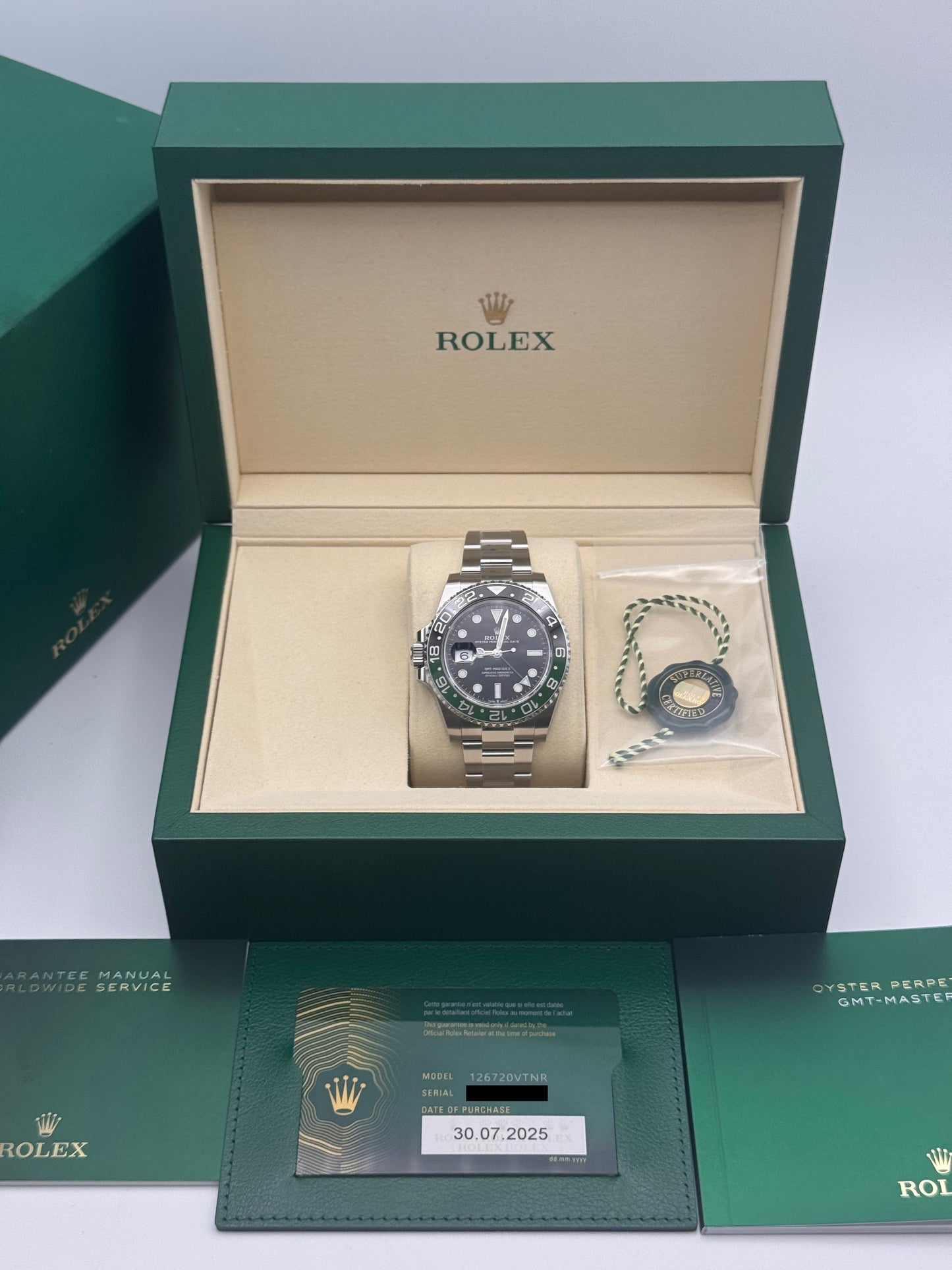 Rolex GMT-Master II "Sprite" - 126720VTNR - 2025