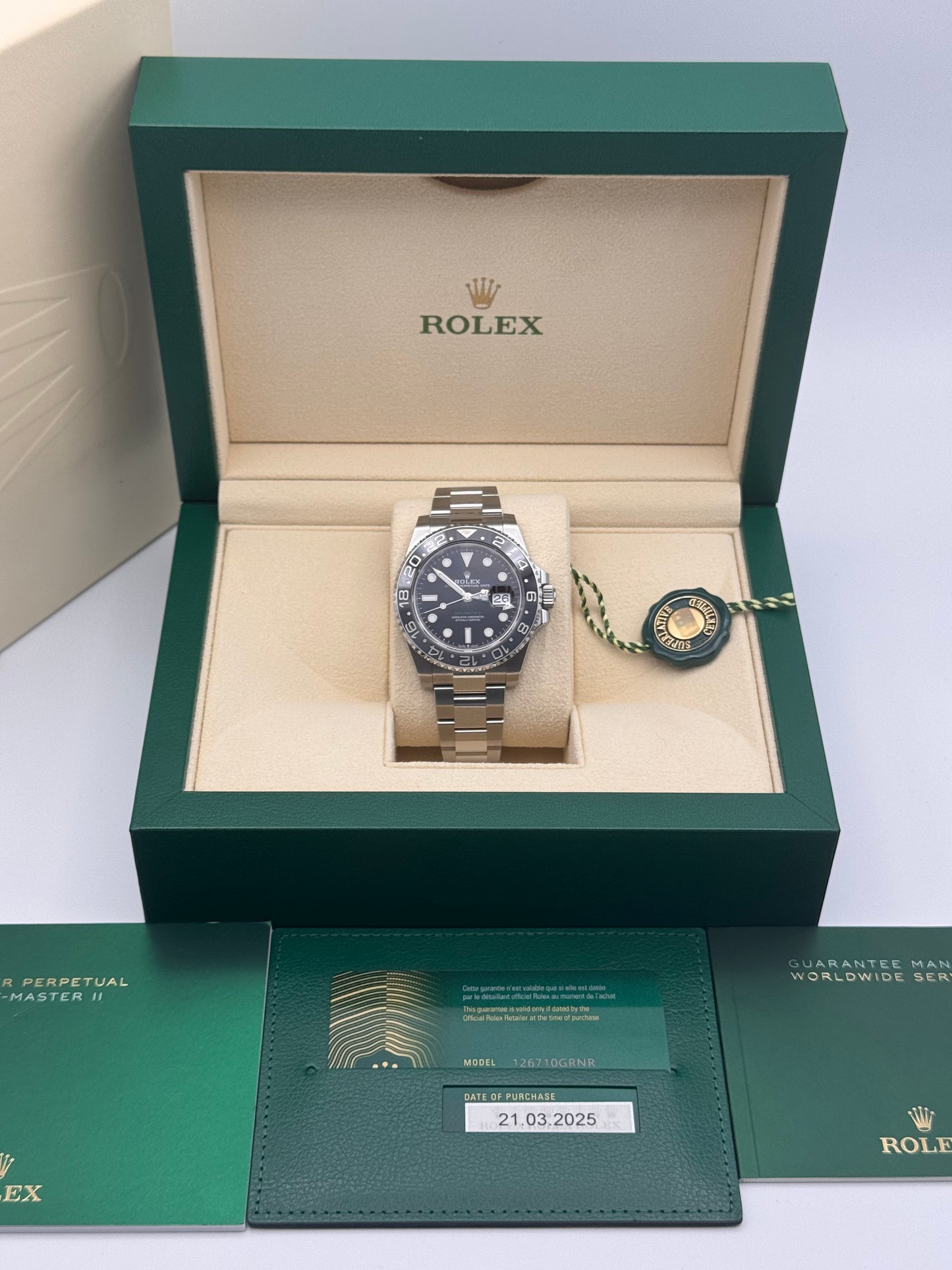 Rolex GMT-Master II "Bruce Wayne"- 126710GRNR