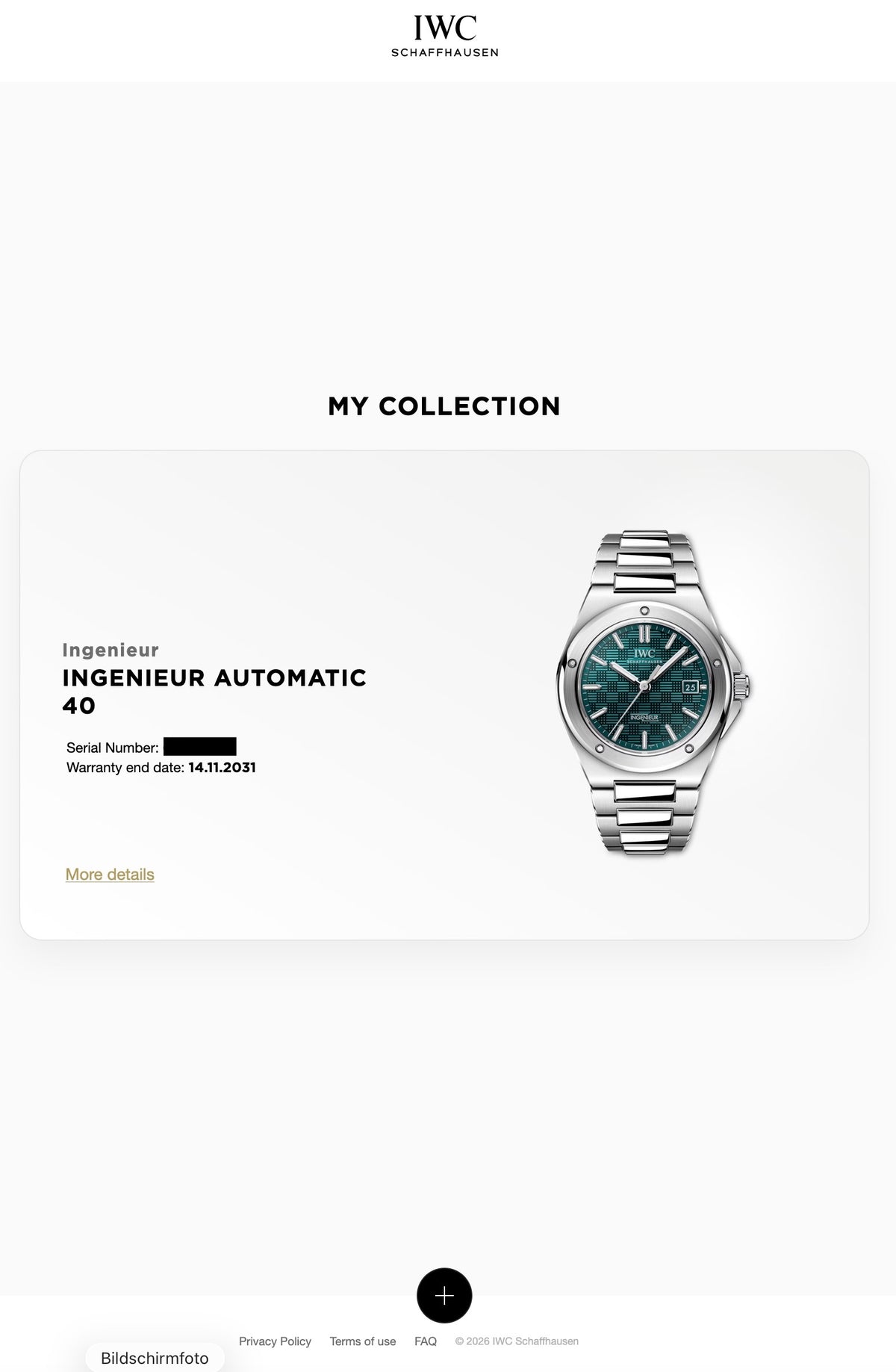 IWC Ingenieur Automatik - IW328903