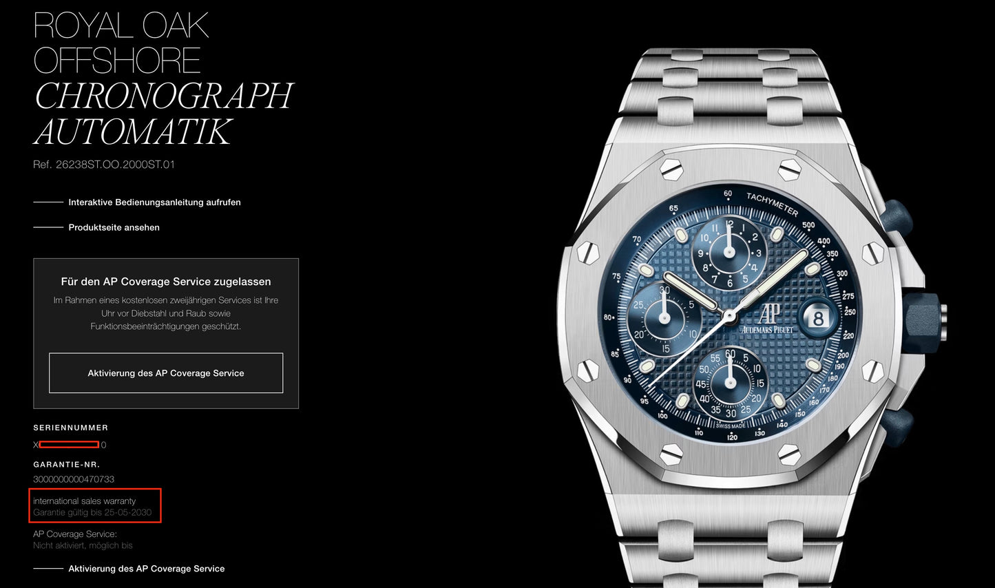 Audemars Piguet Royal Oak Offshore Chronograph - 26238ST.OO.2000ST.01