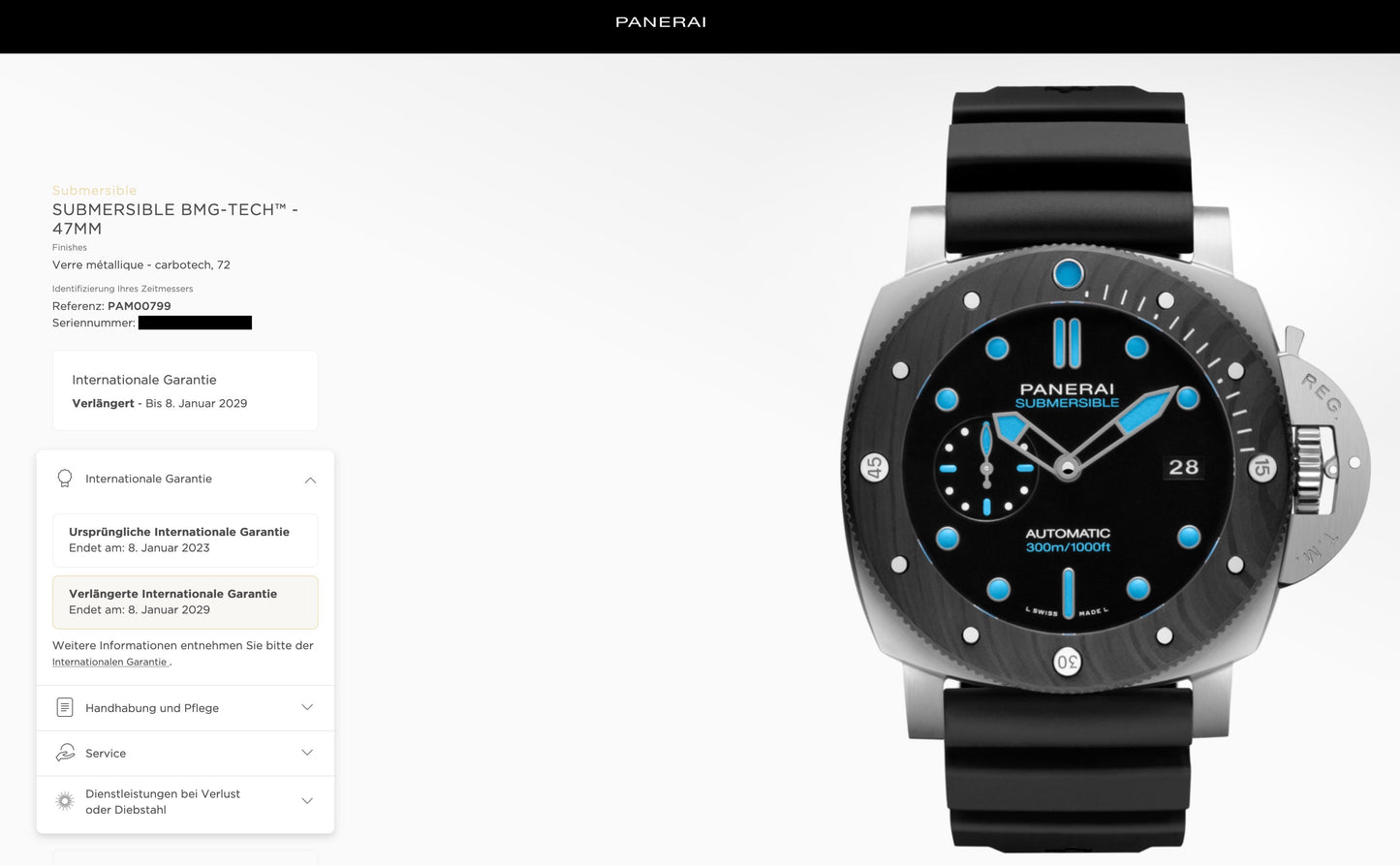 Panerai Submersible BMG-Tech - PAM00799