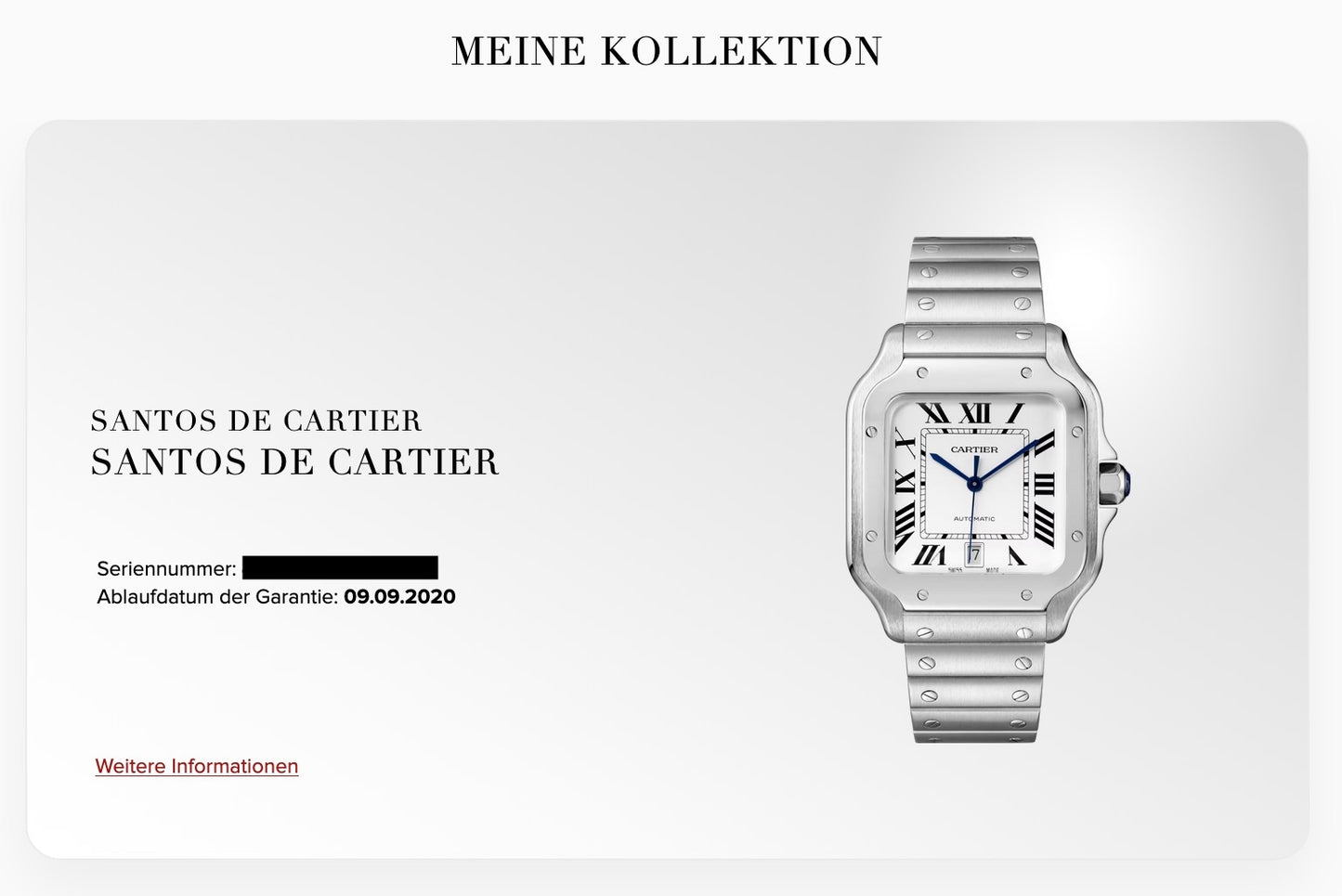 Cartier Santon 39,8 mm - WSSA0009