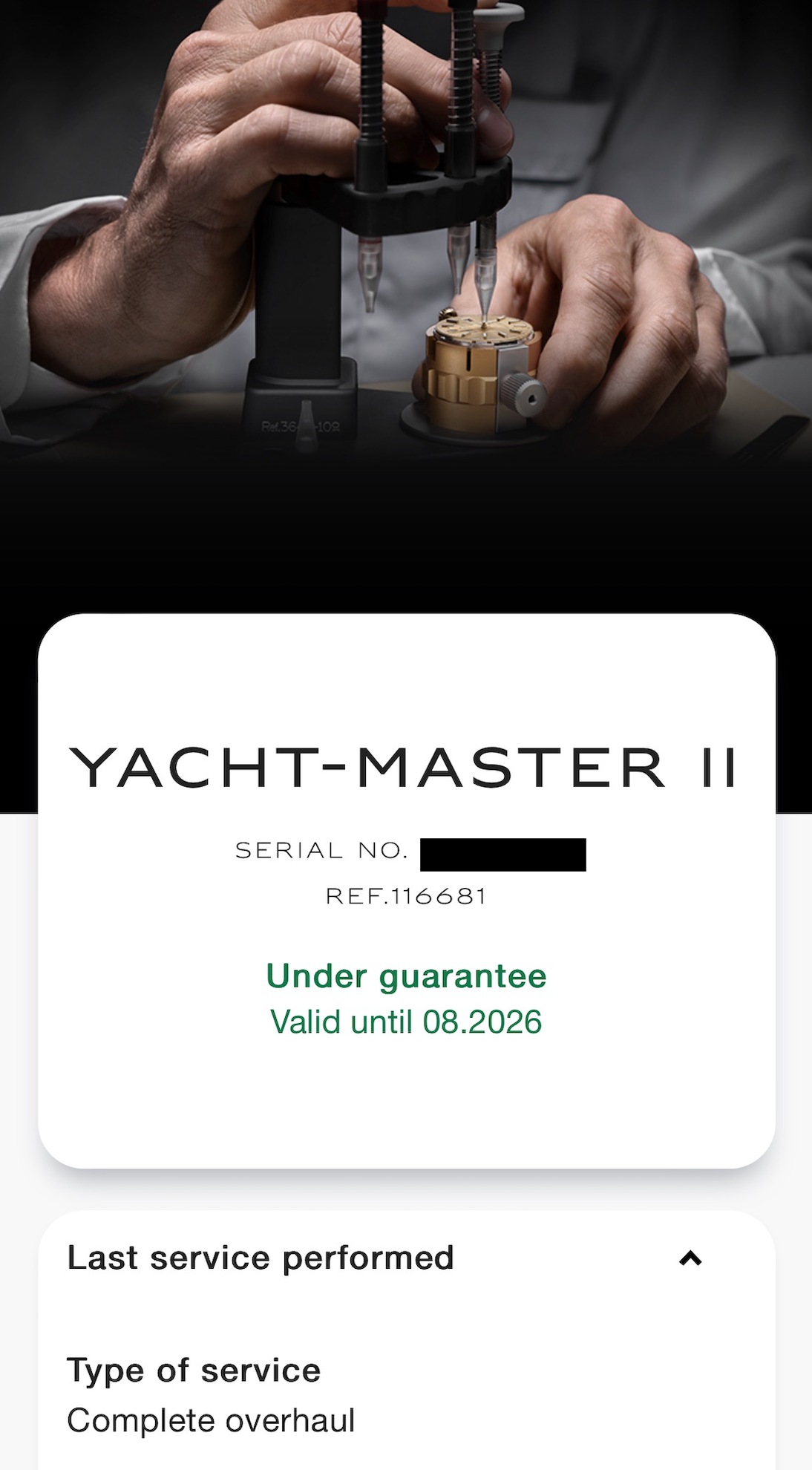 Rolex Yacht-Master II - 116681