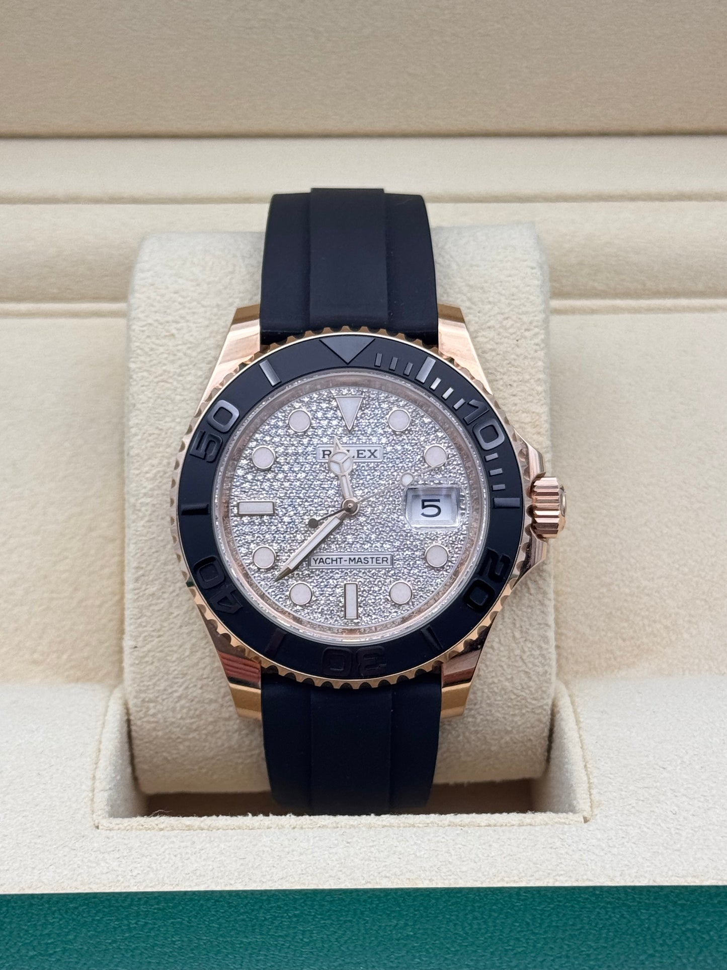 Rolex Yacht-Master 40 Rosegold Pave - 126655