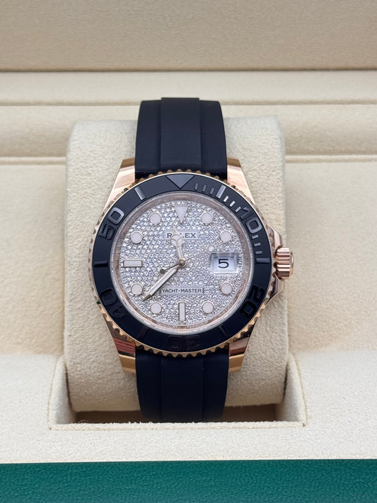 Rolex Yacht-Master 40 Rosegold Pave - 126655