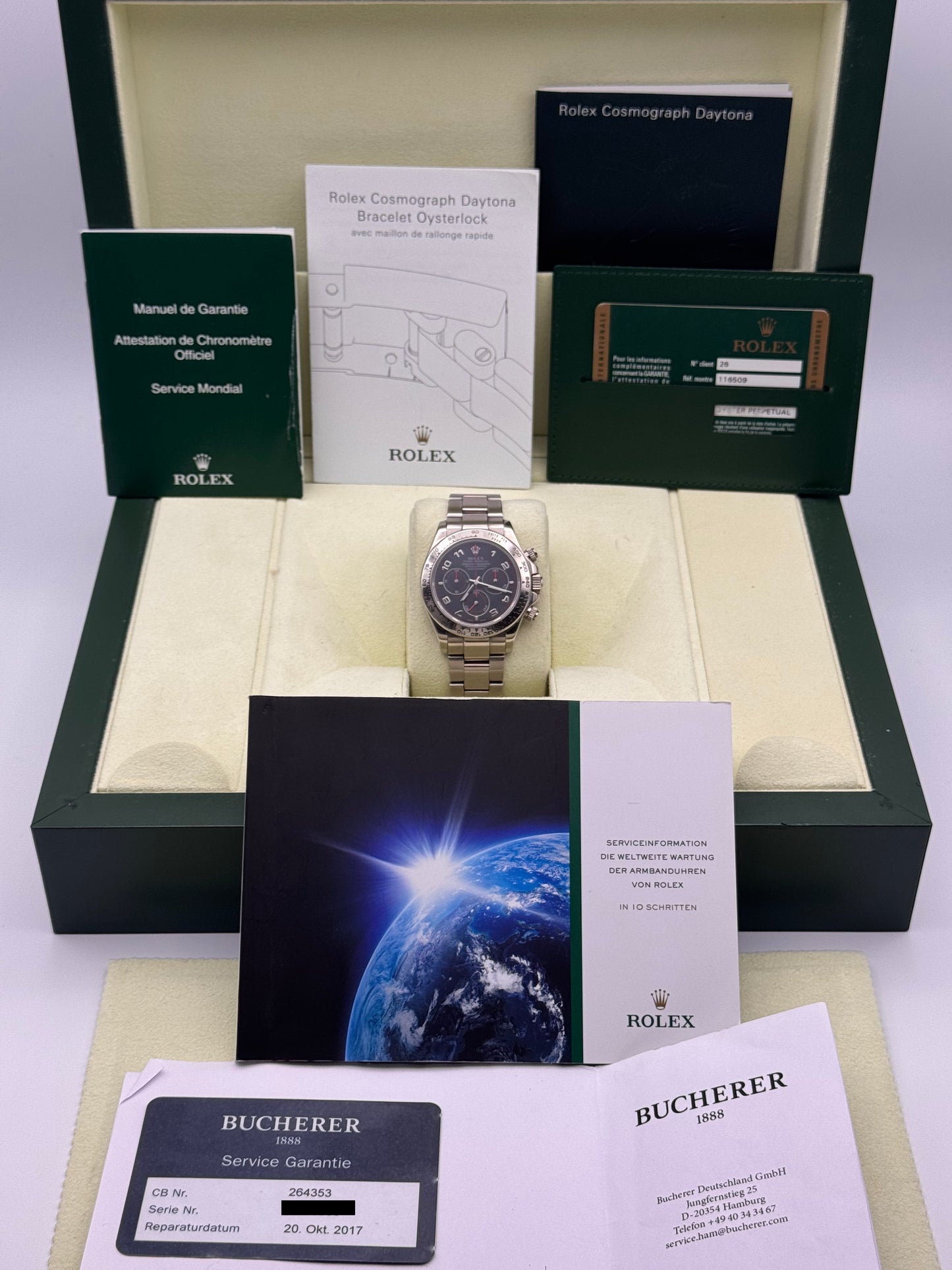 Rolex Daytona Whitegold - 116509