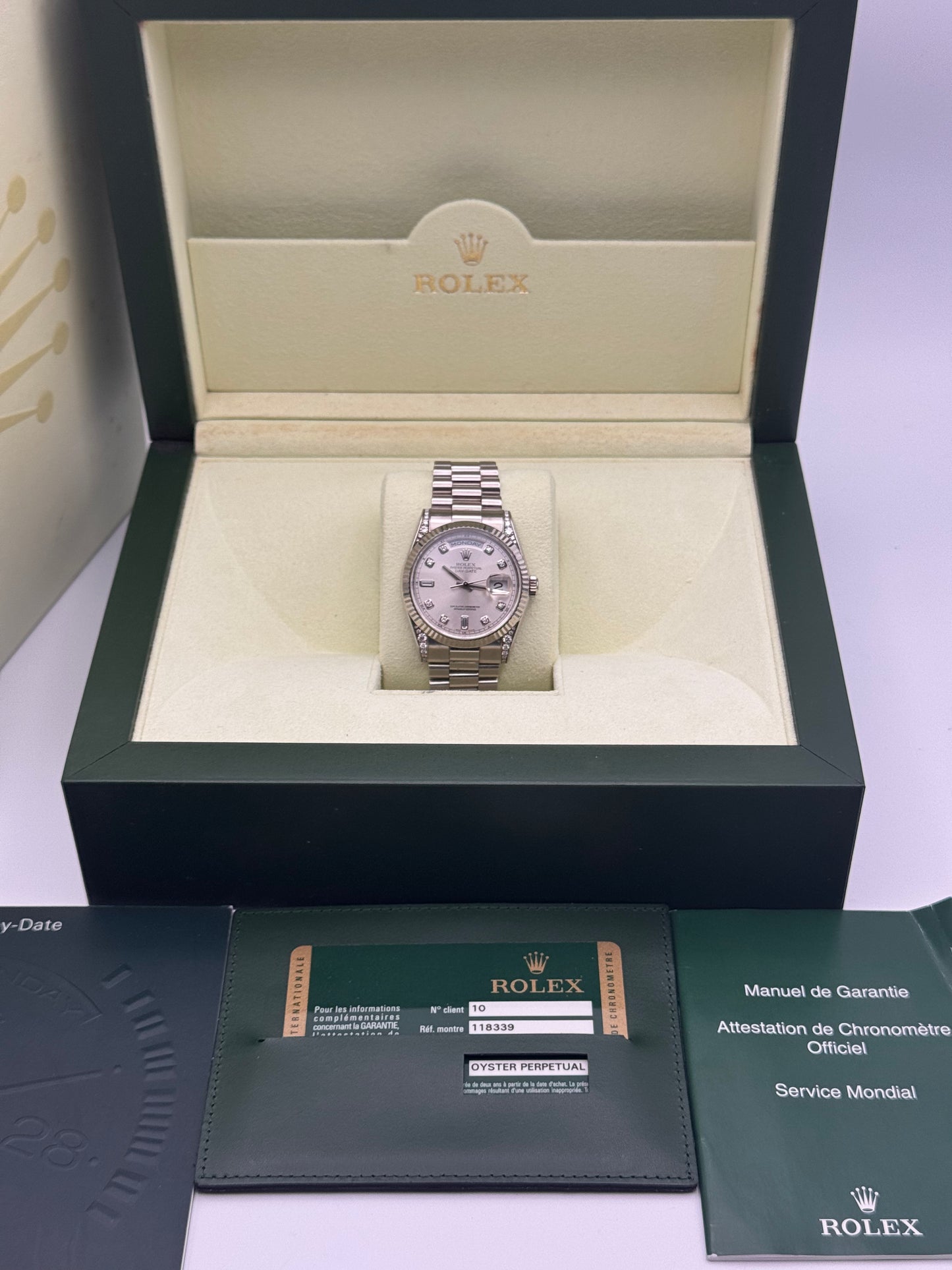 Rolex Day-Date 18kt Weißold - 118339