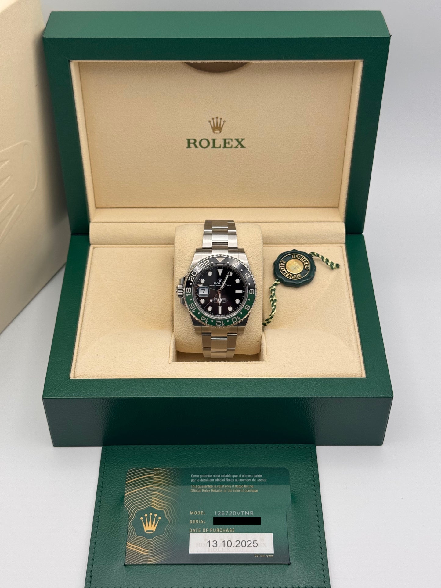 Rolex GMT-Master II "Sprite" - 126720VTNR - 2025