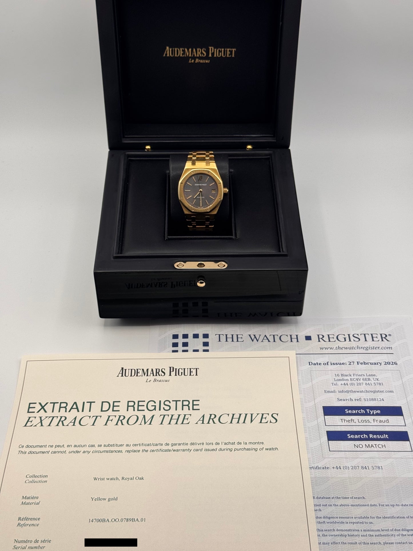 Audemars Piguet Royal Oak Mini Jumbo 18kt Gold - 14700BA