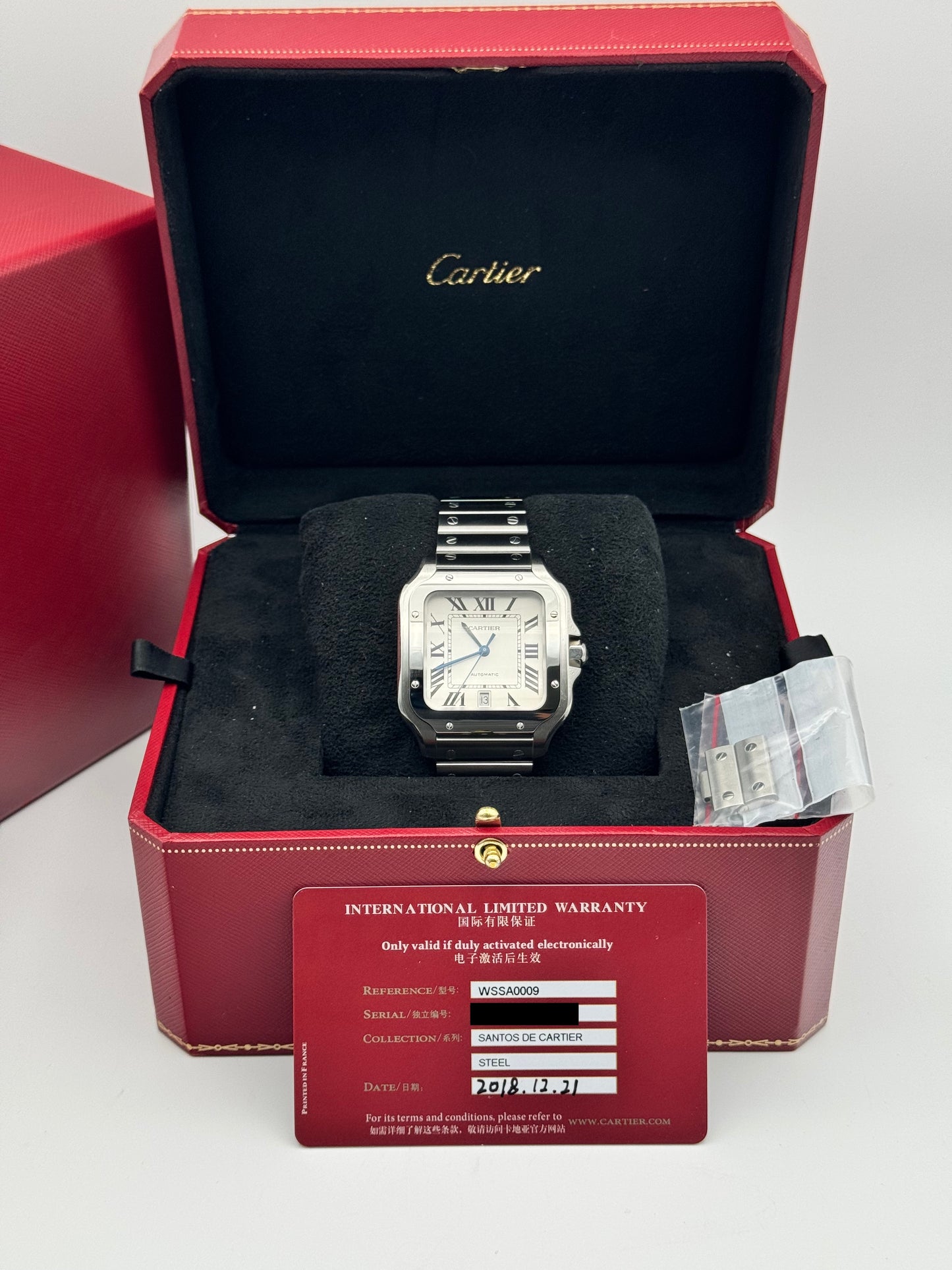Cartier Santos de Cartier 39,8 - WSSA0009