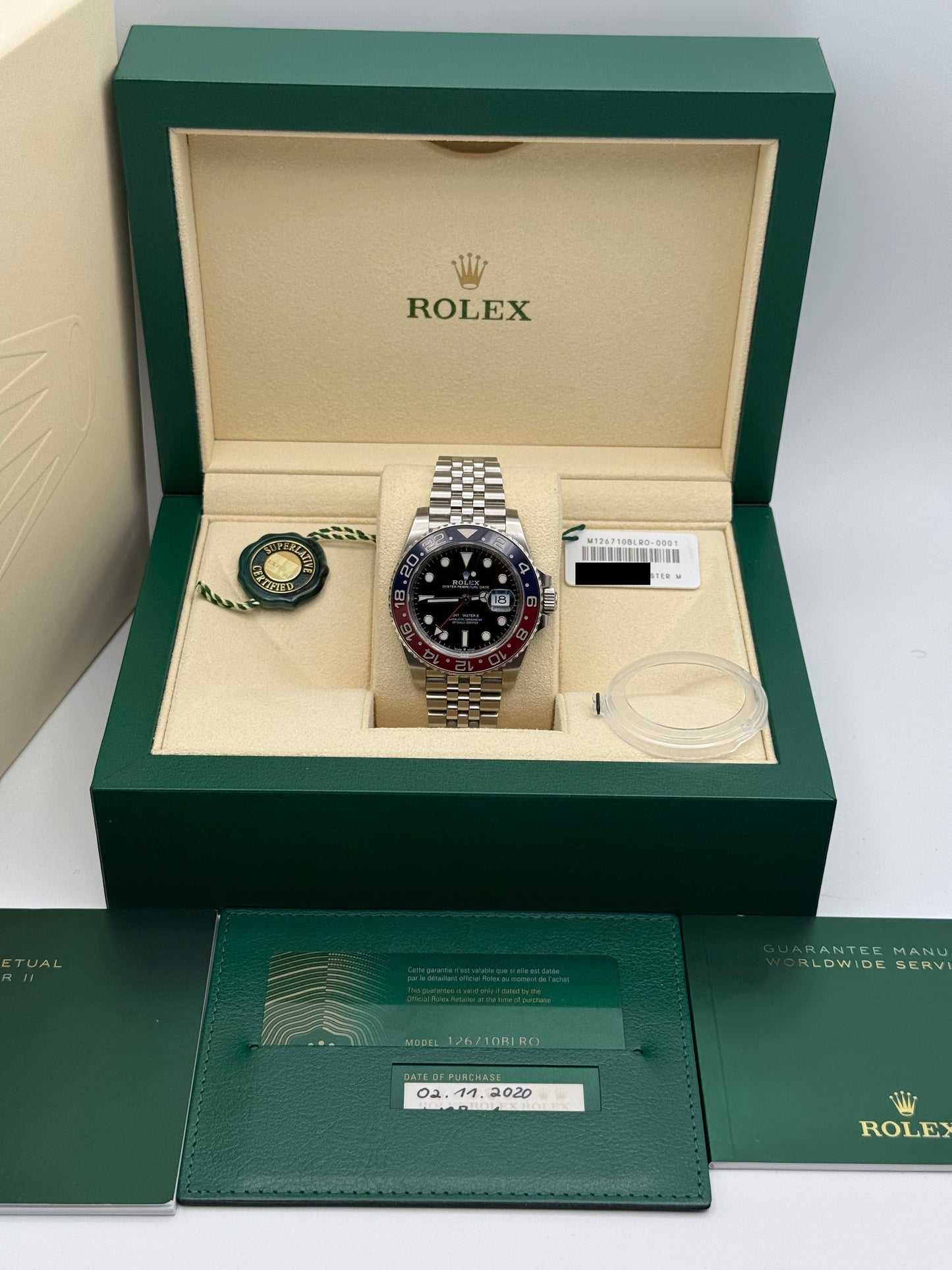 Rolex GMT-Master II "Pepsi" - 126710BLRO