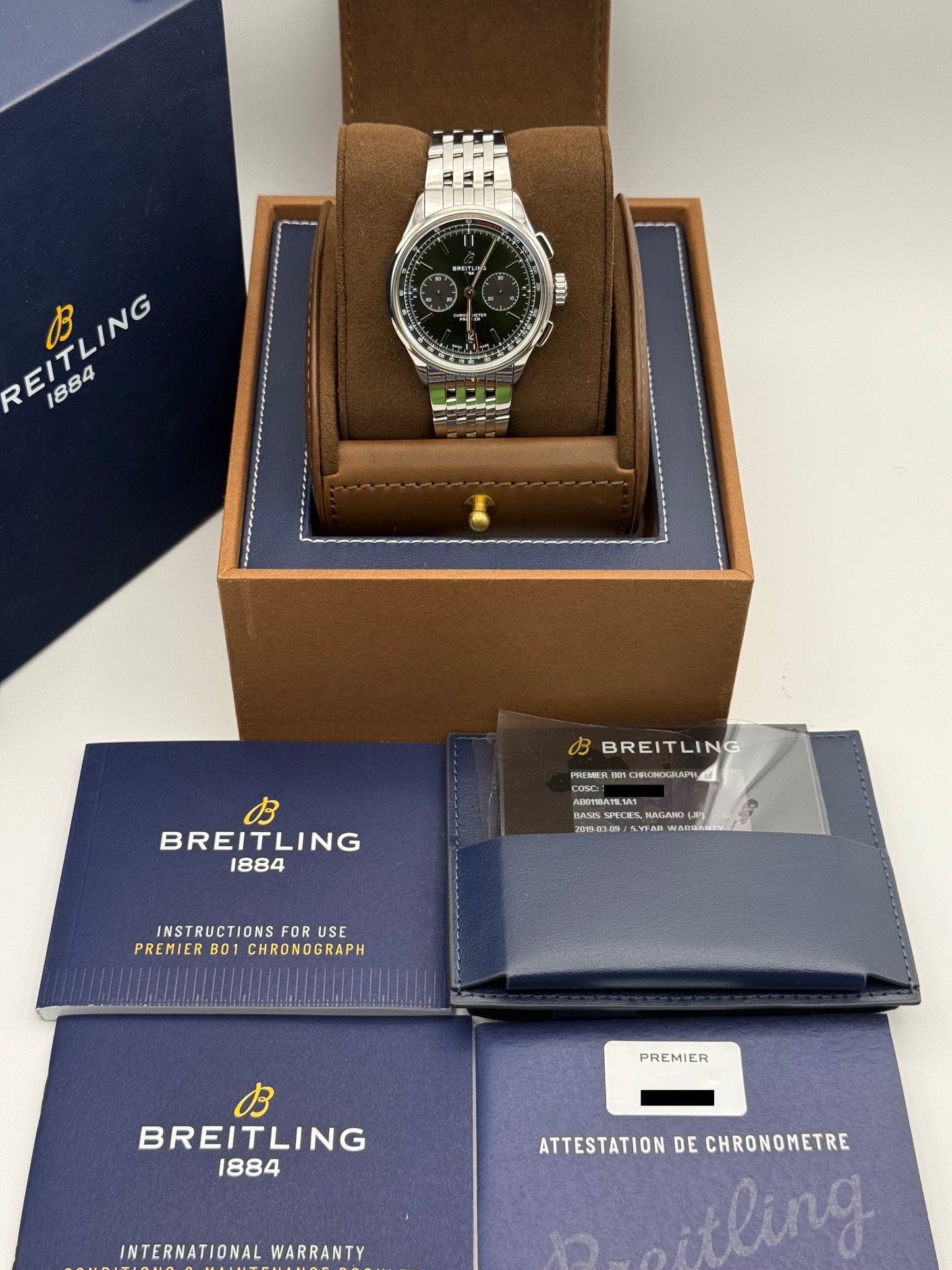 Breitling Premier B01 Chronograph 42 Bentley - AB0118A11L1A1